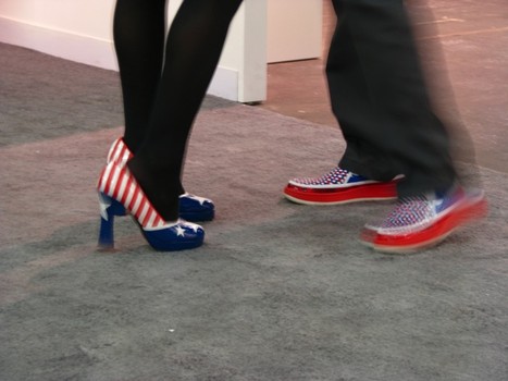 Remember: When going to Armory, it is advisable for couples to don shoes with matching patriotic themes. America, love it or leave it.